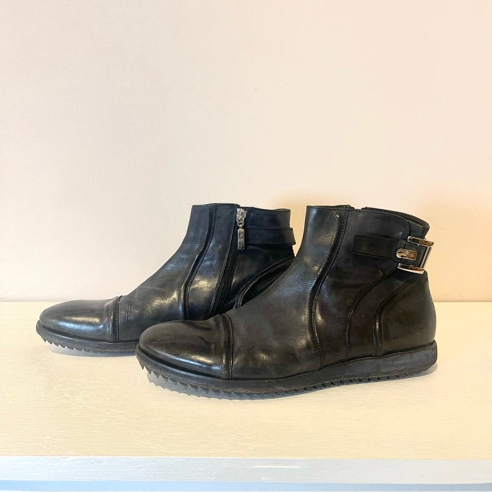Cesare Paciotti Luxury Italian Men’s Black Boots